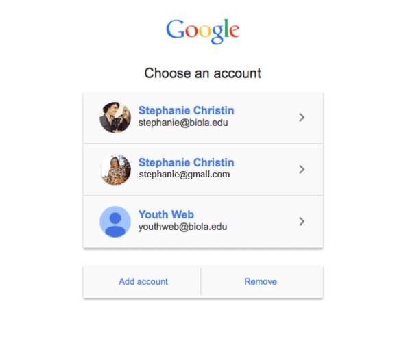 Google Account Guide Help Center Biola Youth Academics