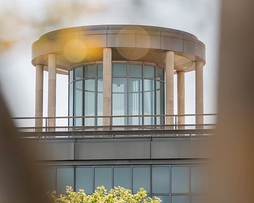 The Å·²©ÍøÖ· beacon on top of the library