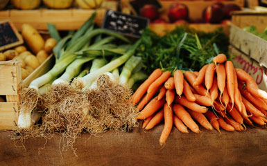 carrots and green onions