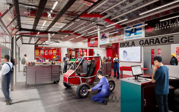 Engineering Garage Rendering