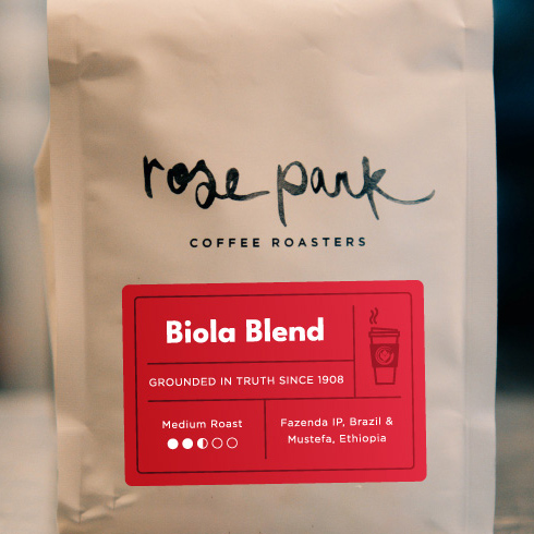 Rose Park Roasters coffee bag