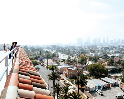 City of Los Angeles with the downtown buildings in the background. 