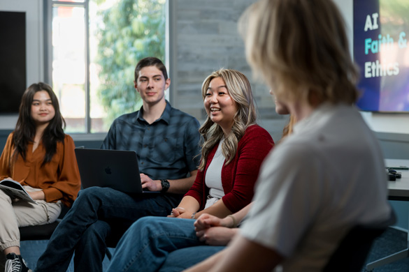 Students in the AI Lab