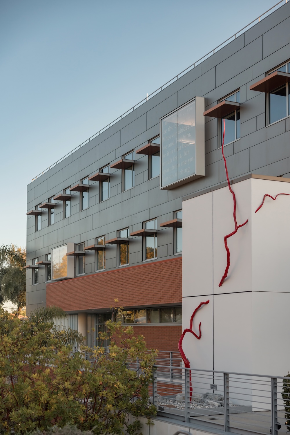 Exterior view of the Talbot School of Theology building.
