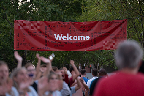 welcome sign