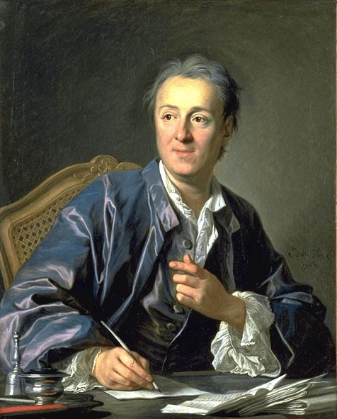 Painting of Denis Diderot