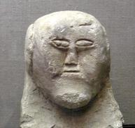 Statue of man's head