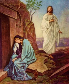 Painting of Jesus appearing to Mary Magdalene after the Resurrection