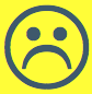Emoji of a sad face