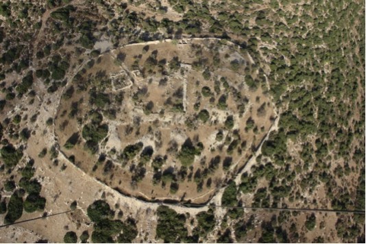 David’s fortification at Khirbet Qeiyafa, Israel