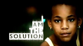 Picture of young girl with words "I Am the Solution"