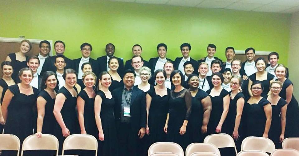 The Biola Chorale with Mark Anthony Caprio, the director of MADZ