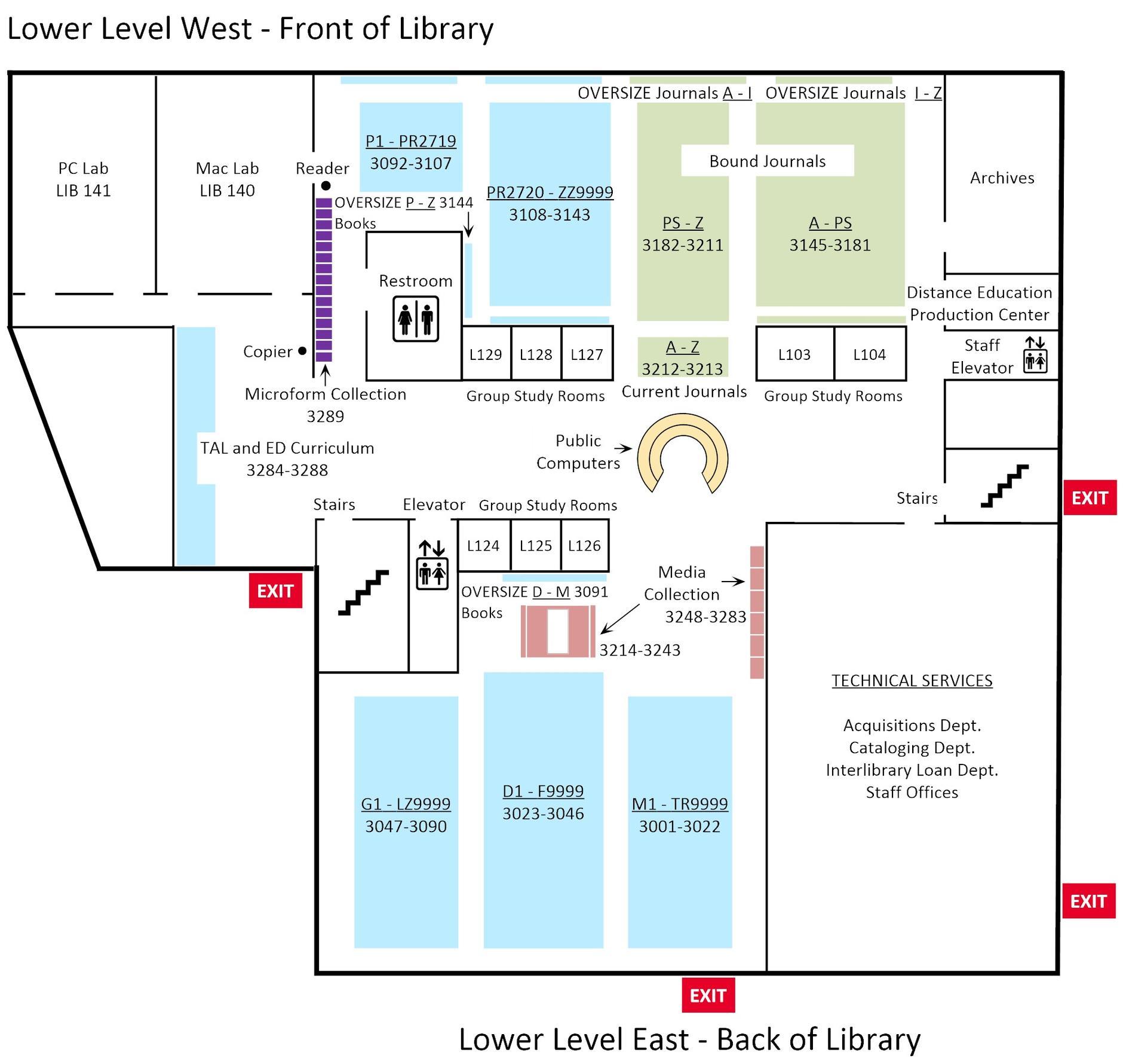 Library Floor Maps - Library - Biola University