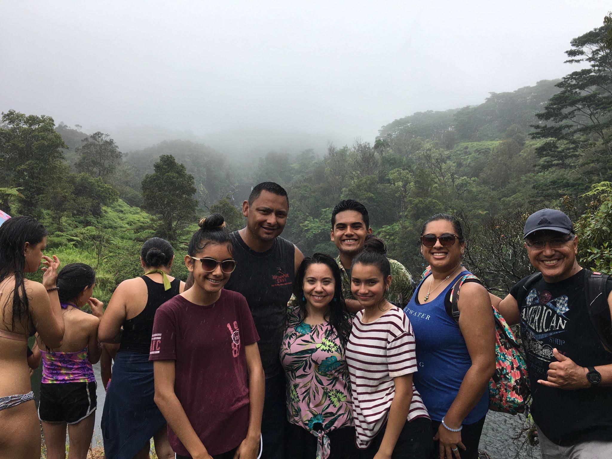Student with family in Hilo, HI