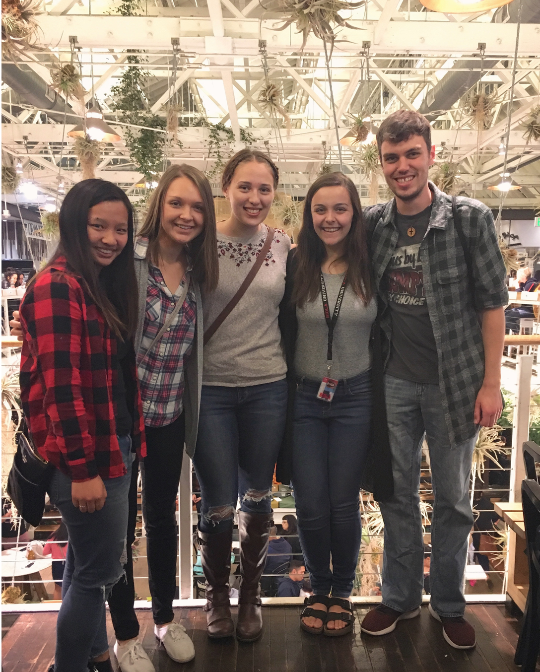 Group of Friends at the Anaheim Packing House