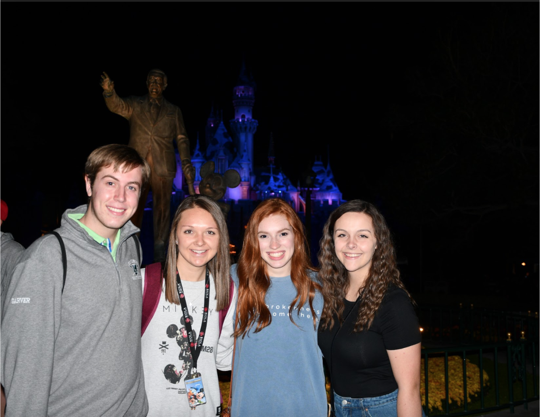 friends at Disneyland