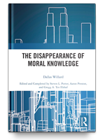 Cover of The Disappearance of Moral Knowledge by Dallas Willard