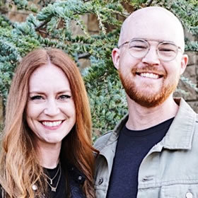 Portrait of Lauren & Michael McAfee