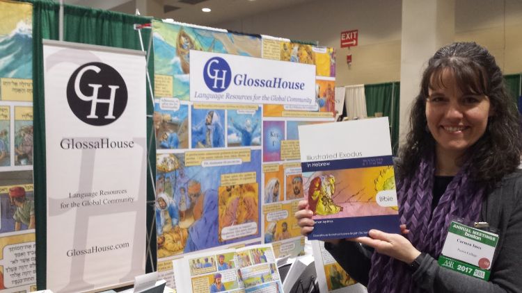Carmen Imes at Glossa House Booth