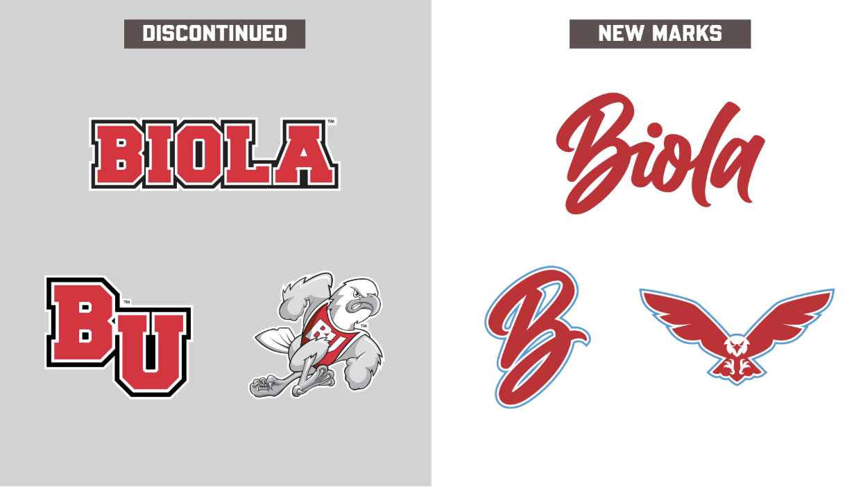 image shows the old marks and new marks