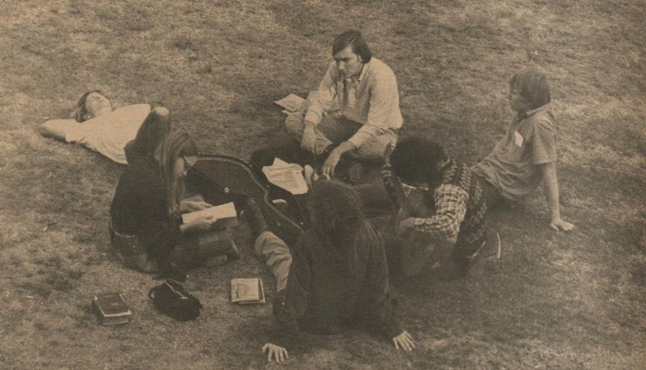 students during Torrey conference 1971