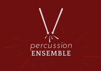 White drumsticks on a red background