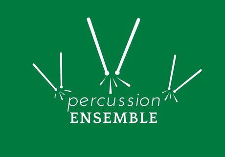 Drumsticks on a green background