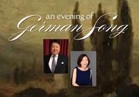 Text on painted background with photos of Kim and Hung
