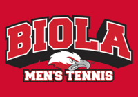 image shows the Biola men's tennis