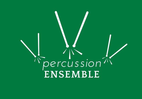 Drumsticks on a green background