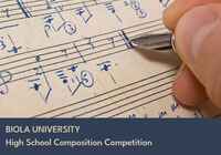 Handwritten music on staff paper
