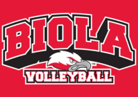 image shows the Biola volleyball logo