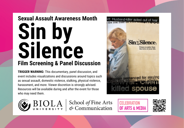 Sin by Silence Film Screening Spring 2022