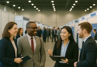 Students networking with Accounting Professionals