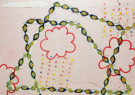 Image of the work "Ready to See, Difficult Landings" by artist and professor Dan Callis.