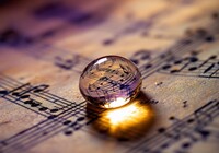 Waterdrop of music