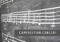 Blackboard with chalk music notation