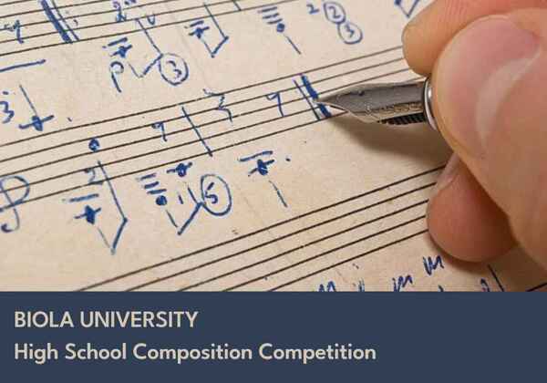 Handwritten music on staff paper