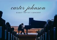 Silhouette of pianist on stage