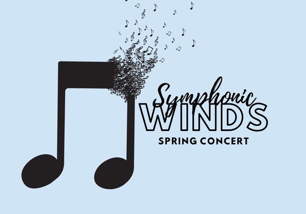 Broken music note on blue background