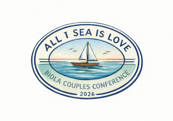 Chris and Alisa speaking at the 2025 Biola Couples Conference