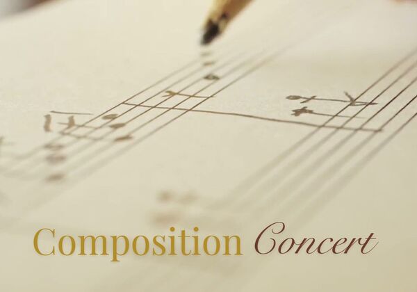 Pencil writing music on staff paper