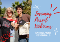 Incoming Parent Webinars