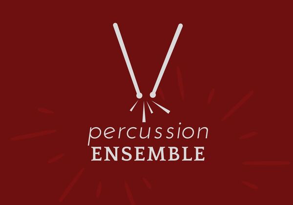 White drumsticks on a red background