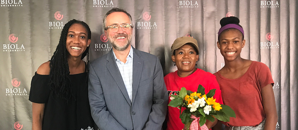 president barry corey with family