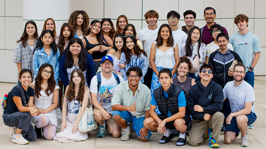 group of students in read well, live well program