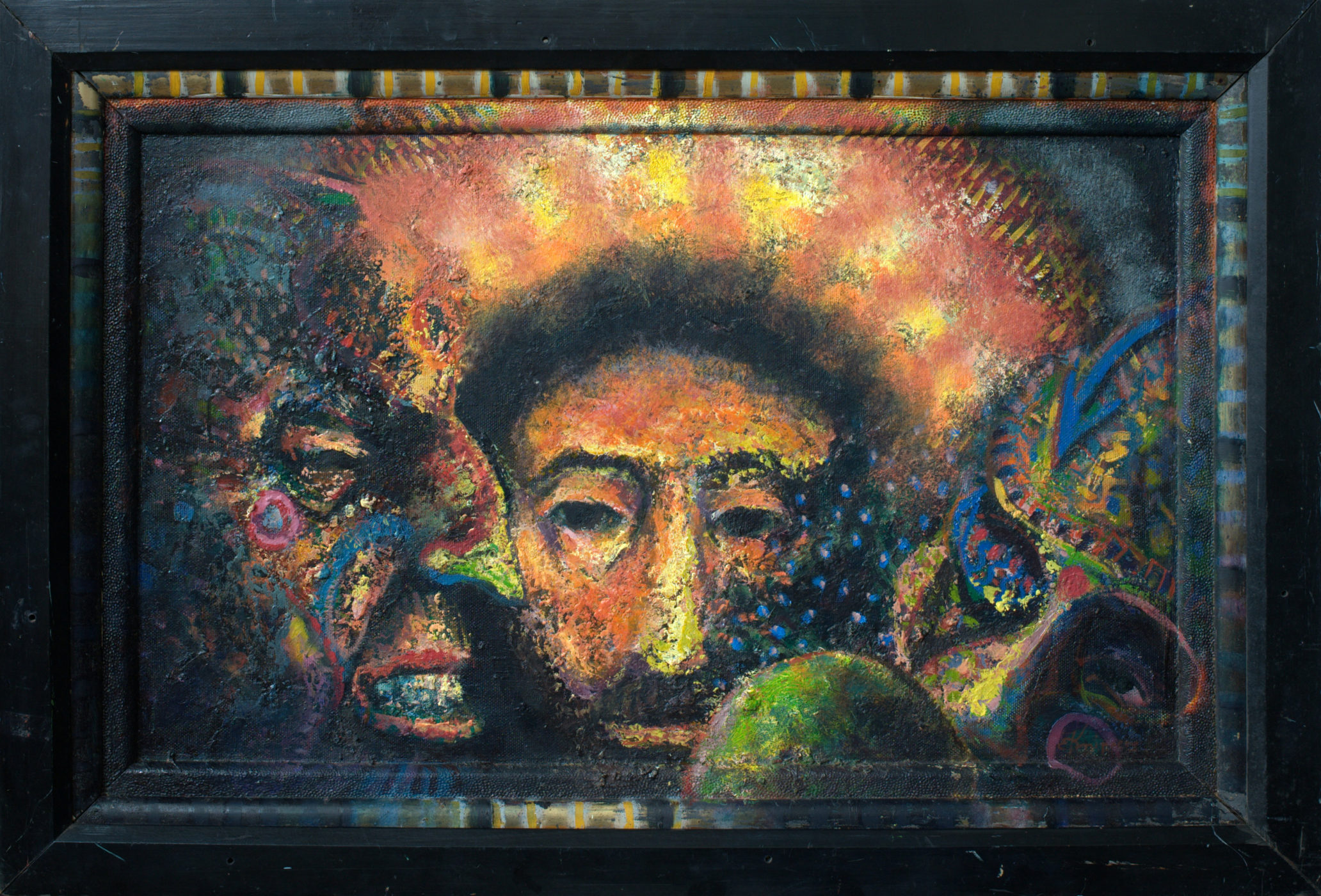 The Temptation of Christ - oil on canvas