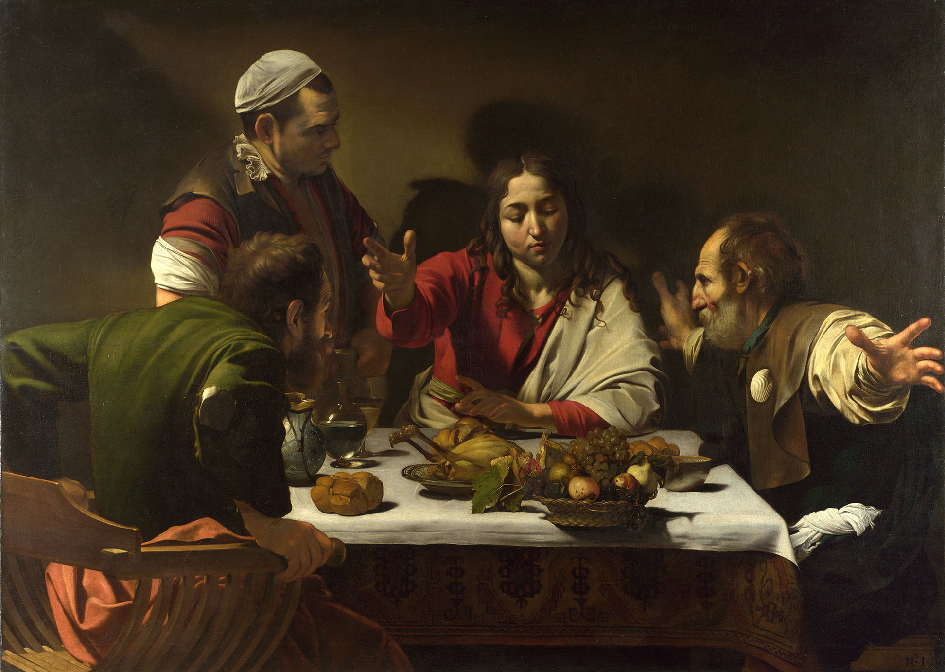 Supper at Emmaus Caravaggio