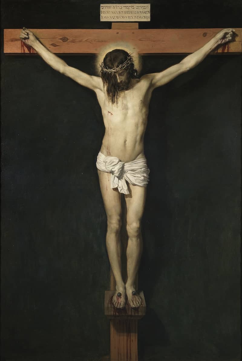 Christ on the Cross - oil on canvas