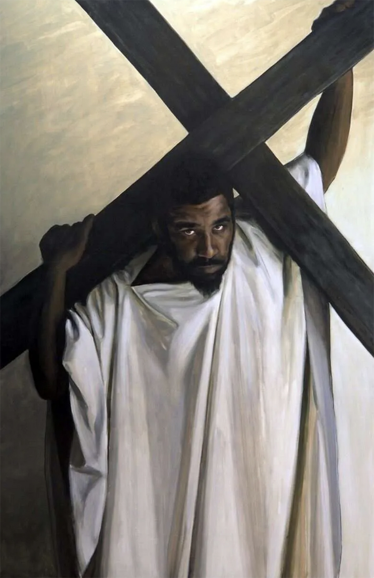 Simon of Cyrene—Take Up Your Cross - left